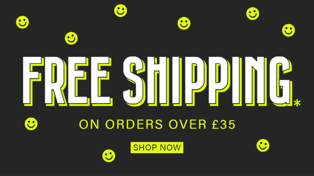 Free shipping on orders over £35